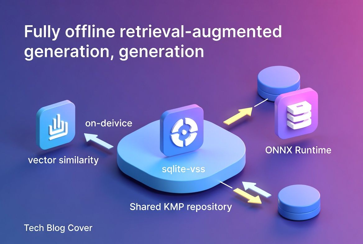 Local RAG on mobile: vector search under 200ms
